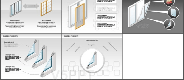 窗户 门 建筑材料说明指示分析PPT