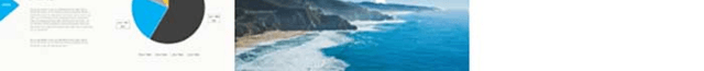 2017大自然蓝色海洋天空PPT模板