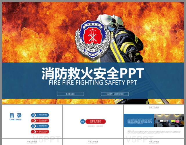 消防救火安全教育PPT
