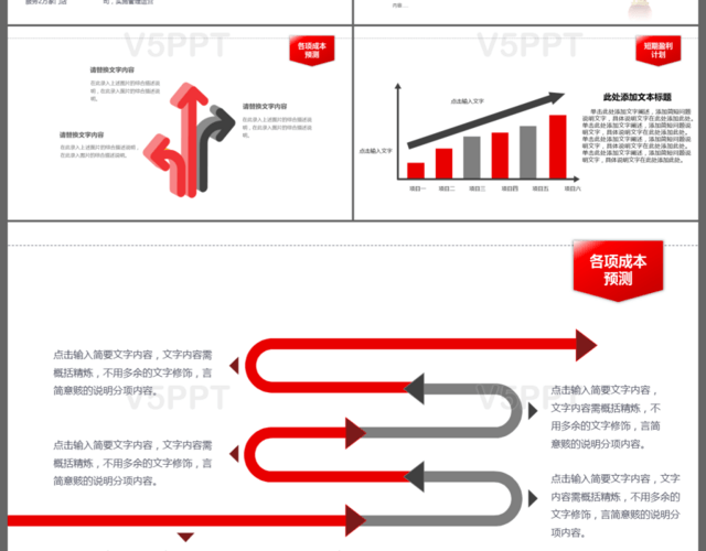 红色大气公司介绍产品宣传商务报告计划PPT模板