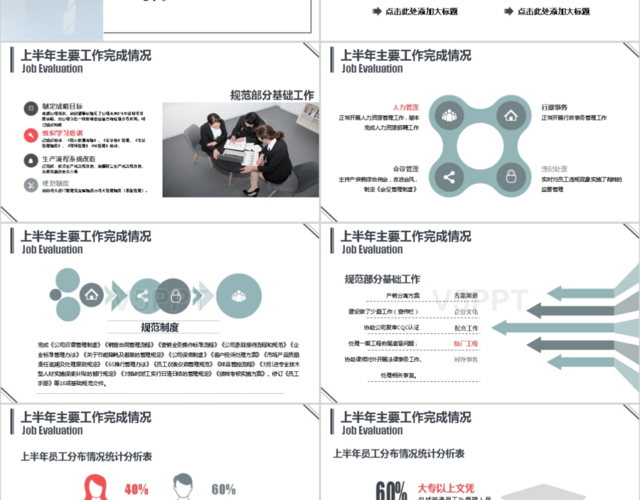 創(chuàng)意簡約述職報告PPT模板