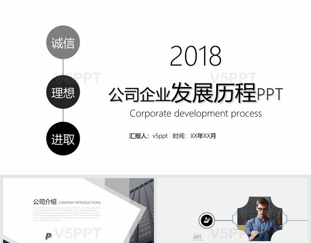 公司企業(yè)發(fā)展歷程PPT