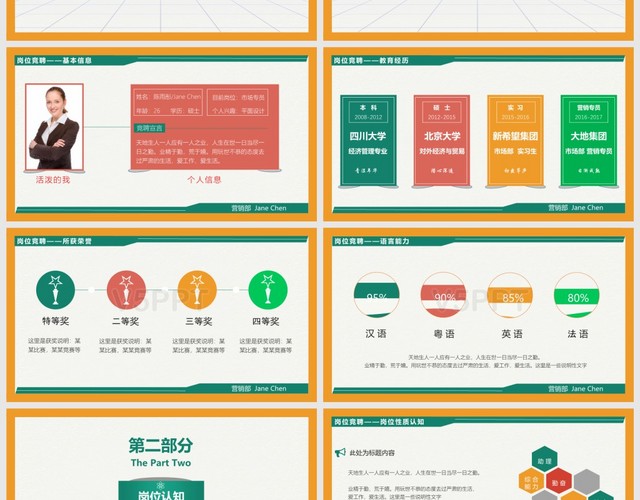 部門經(jīng)理助理崗位競聘PPT