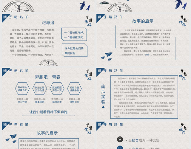 青春正能量励志主题班会PPT