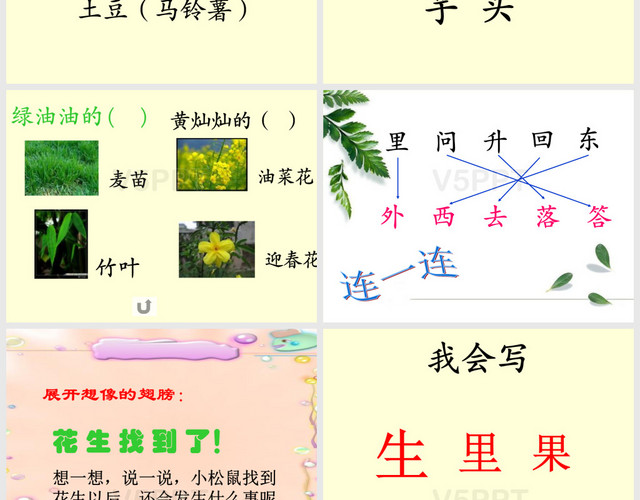 人教版一年級(jí)語(yǔ)文上冊(cè)《小松鼠找花生》 (1)PPT