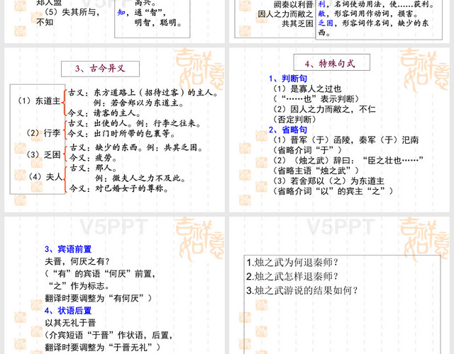 燭之武退秦師優(yōu)秀教案PPT