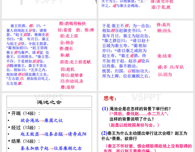 廉頗藺相如列傳-課文詳解課件