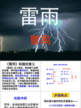 高中《雷雨》课件完整