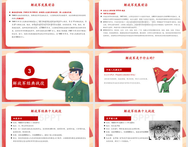 热烈祝贺中国人民解放军建军92周年建军节主题班会建军节——PPT模板