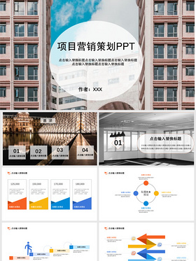 项目营销策划营销策划——营销策划——PPT模板