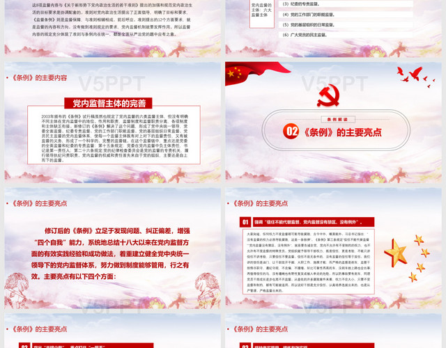 《中国共产党党内监督条例》党课培训要点解读党课PPT