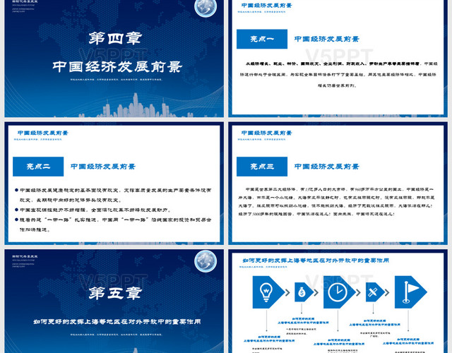 蓝色简约2020年第二届中国国际进口博览会PPT模板