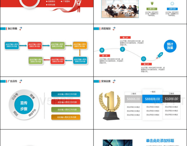 框架完整简活动企业营销策划方案PPT模板