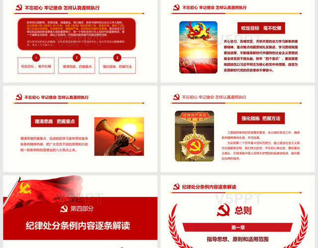 原创精讲新版中国共产党纪律处分条例党课PPT