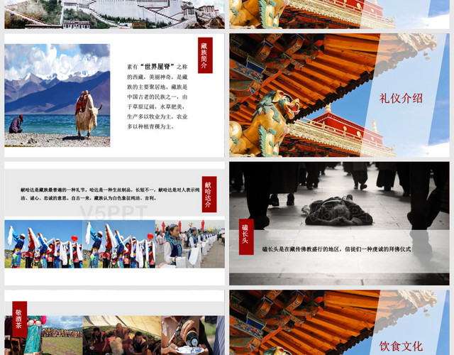异域风情大气西藏印象旅游宣传画册旅游宣传一PPT