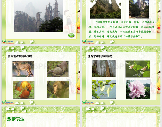 (北京版)六年级语文上册课件-迷人的张家界-1